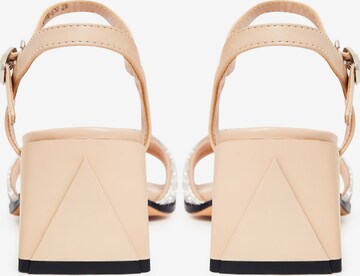 CESARE GASPARI Sandale in Beige