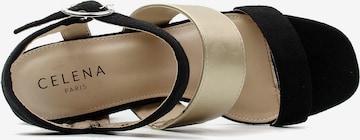 Celena Remienkové sandále 'Charlyn' - Čierna