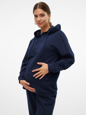 MAMALICIOUS Sweatshirt in Blue: front