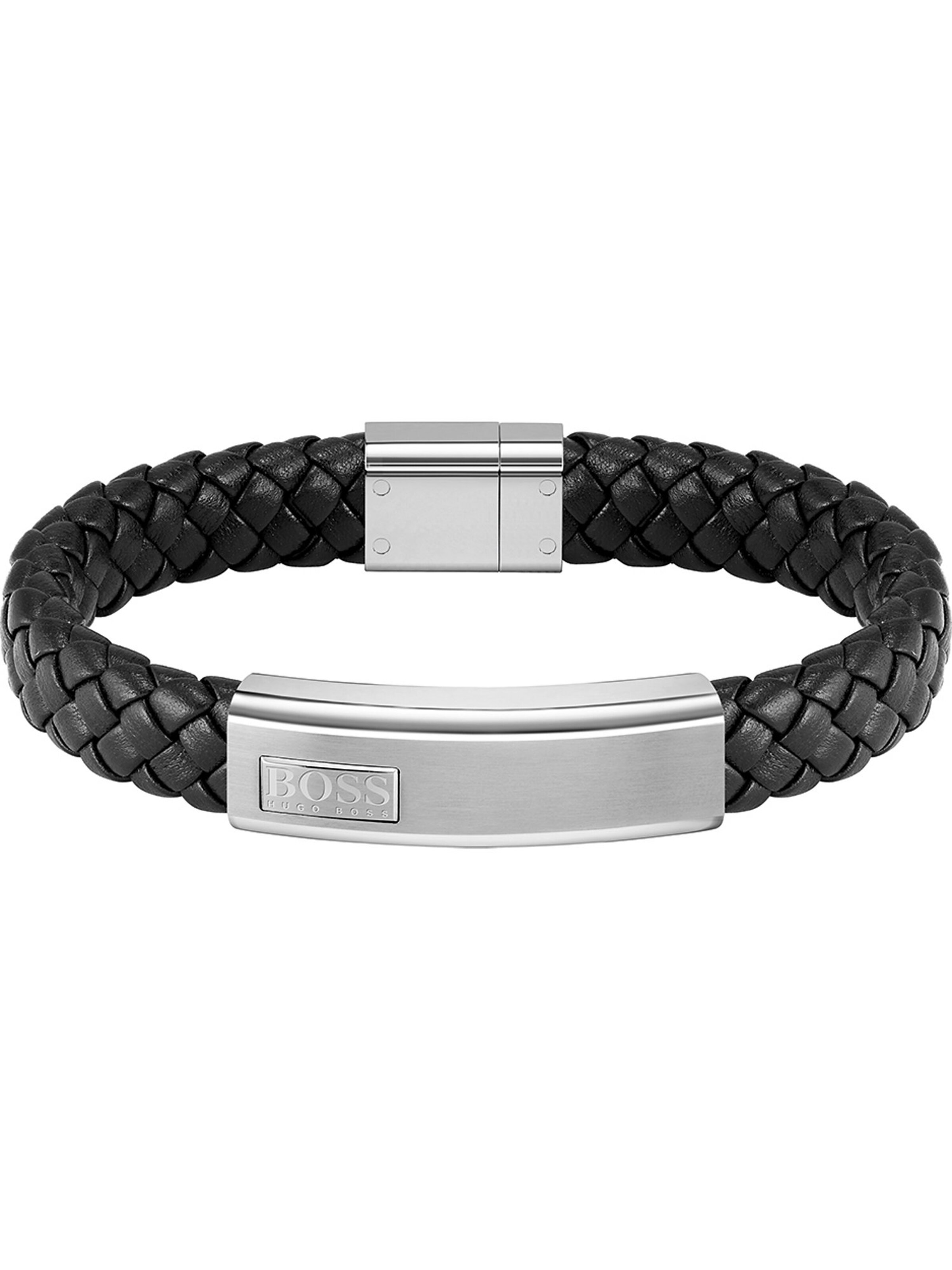 HUGO Armband 'Lander' in Zwart