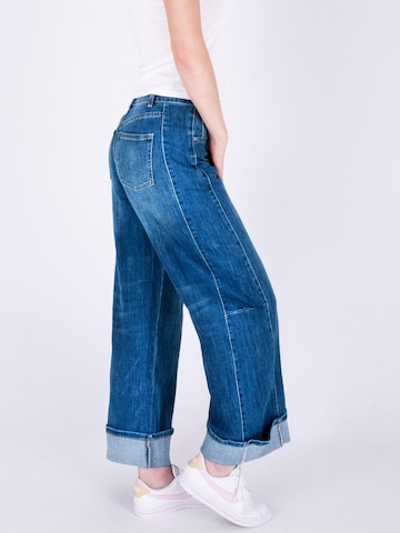 Fraternel Wide leg Jeans 'Barrel Jeans' in Blue