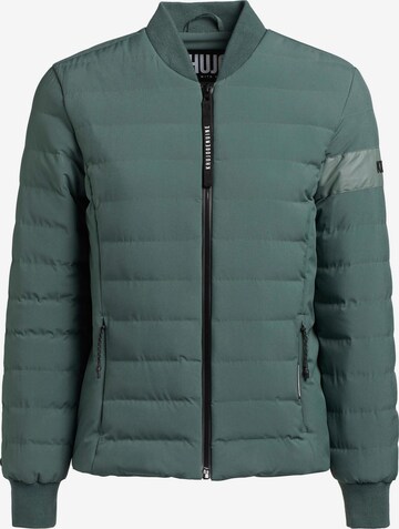 khujo Winter Jacket ' MAUDE MATT ' in Green: front