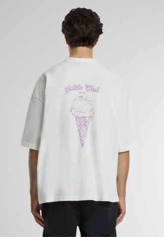 T-Shirt 'Ice Cream' Prohibited en blanc : devant