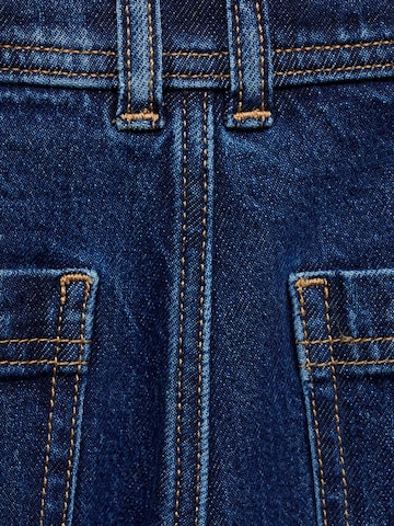 MANGO Wide Leg Jeans 'CATHERIN' in Blau