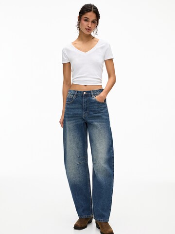Pull&Bear Loosefit Farmer - kék