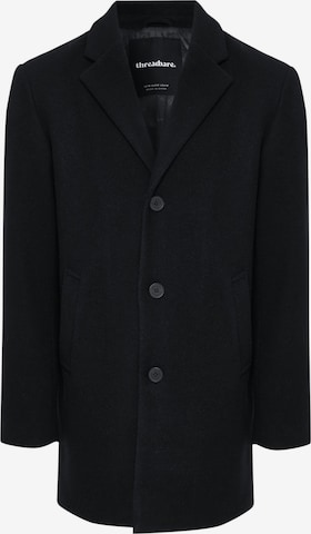 Threadbare Mantel 'Espino' in Schwarz: Vorderseite