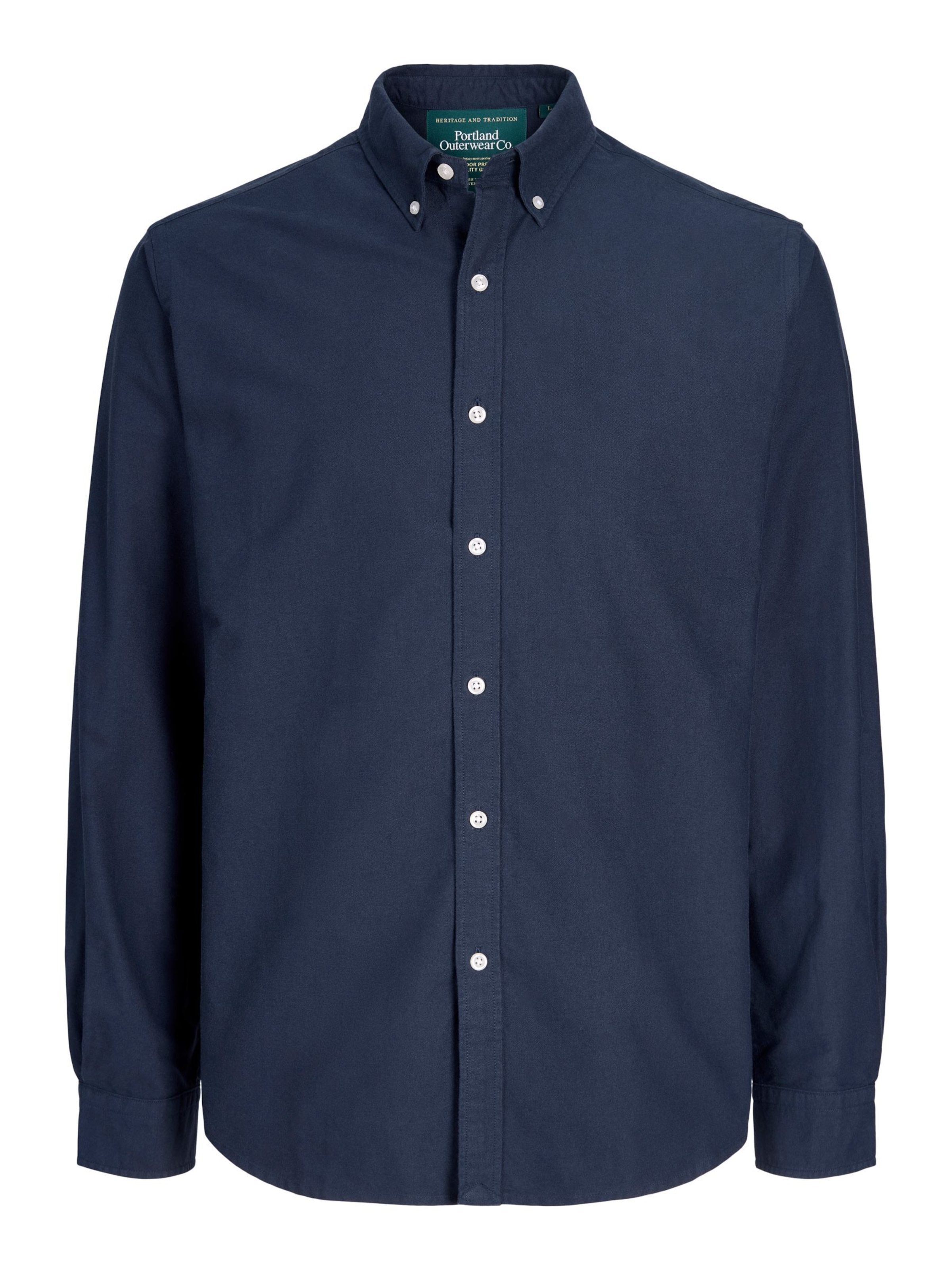 Portland Outerwear Company - Ajuste regular Camisa de negocios en azul: frente