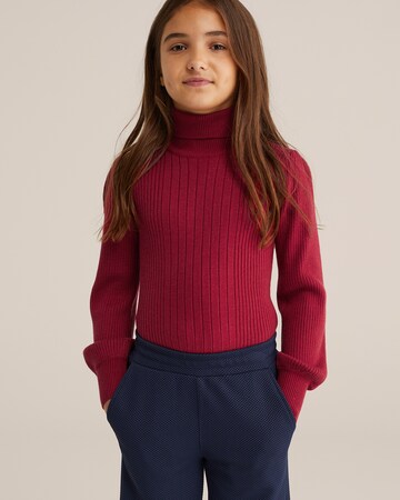 WE Fashion Pullover in Rot: Vorderseite