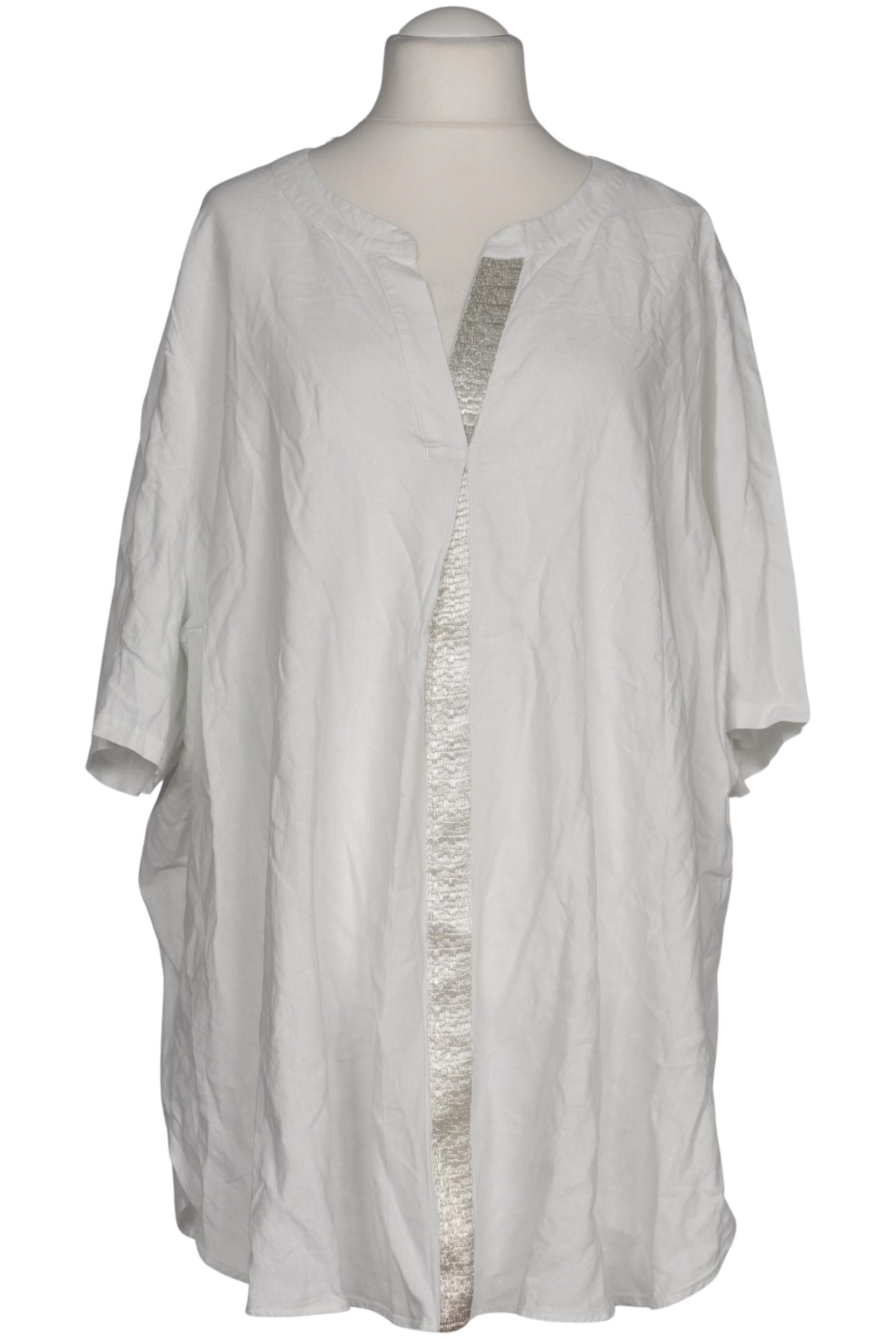 Ulla Popken Bluse 9XL in Weiß: Vorderseite