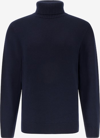 Pulover de la Boggi Milano pe albastru: față