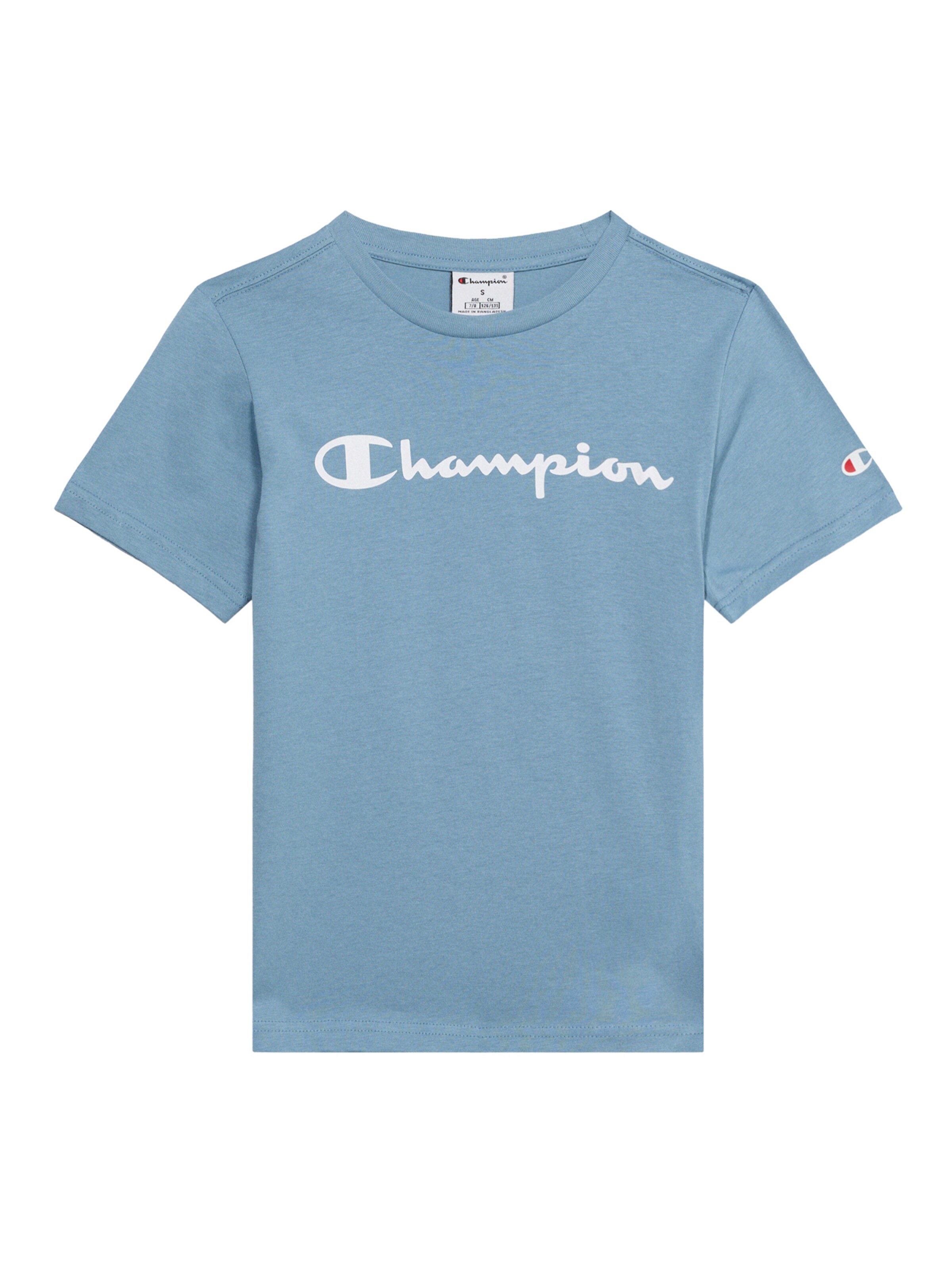 Champion Authentic Athletic Apparel Тениска в синьо: отпред
