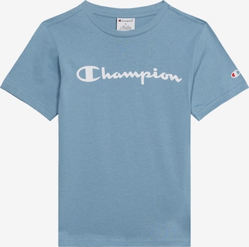Champion Authentic Athletic Apparel Тениска в синьо: отпред