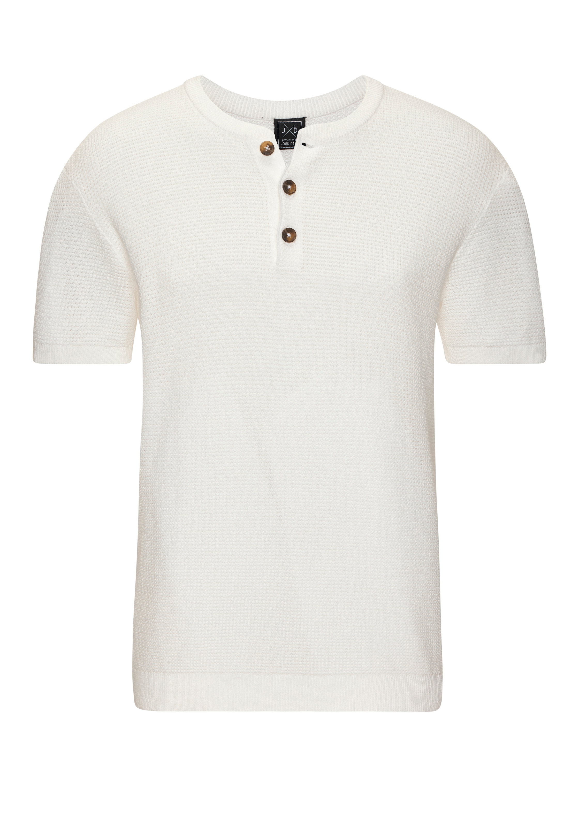 JOHN DEVIN Sweater in White: front