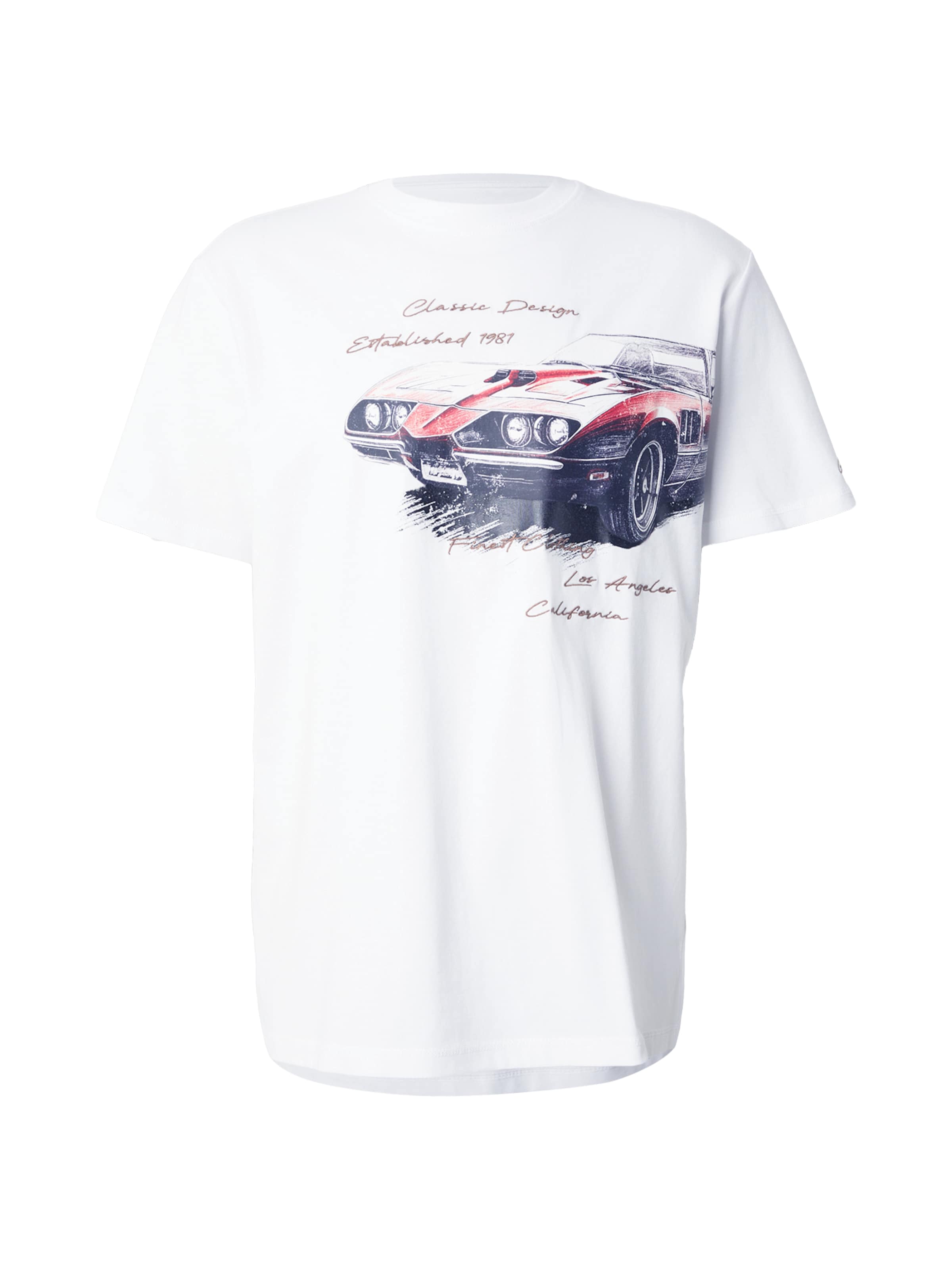 GUESS - Camiseta en blanco: frente