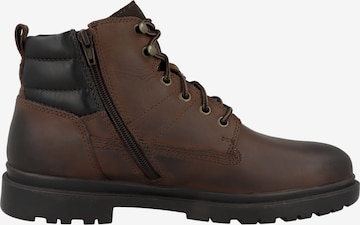 Bottines à lacets 'Andalo' GEOX en marron