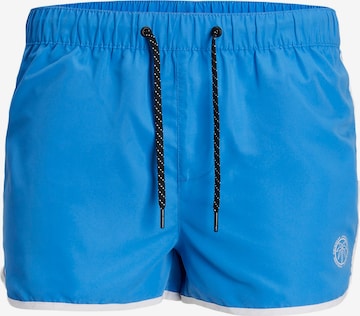 JACK & JONES Board Shorts 'CUBA' in Blue: front