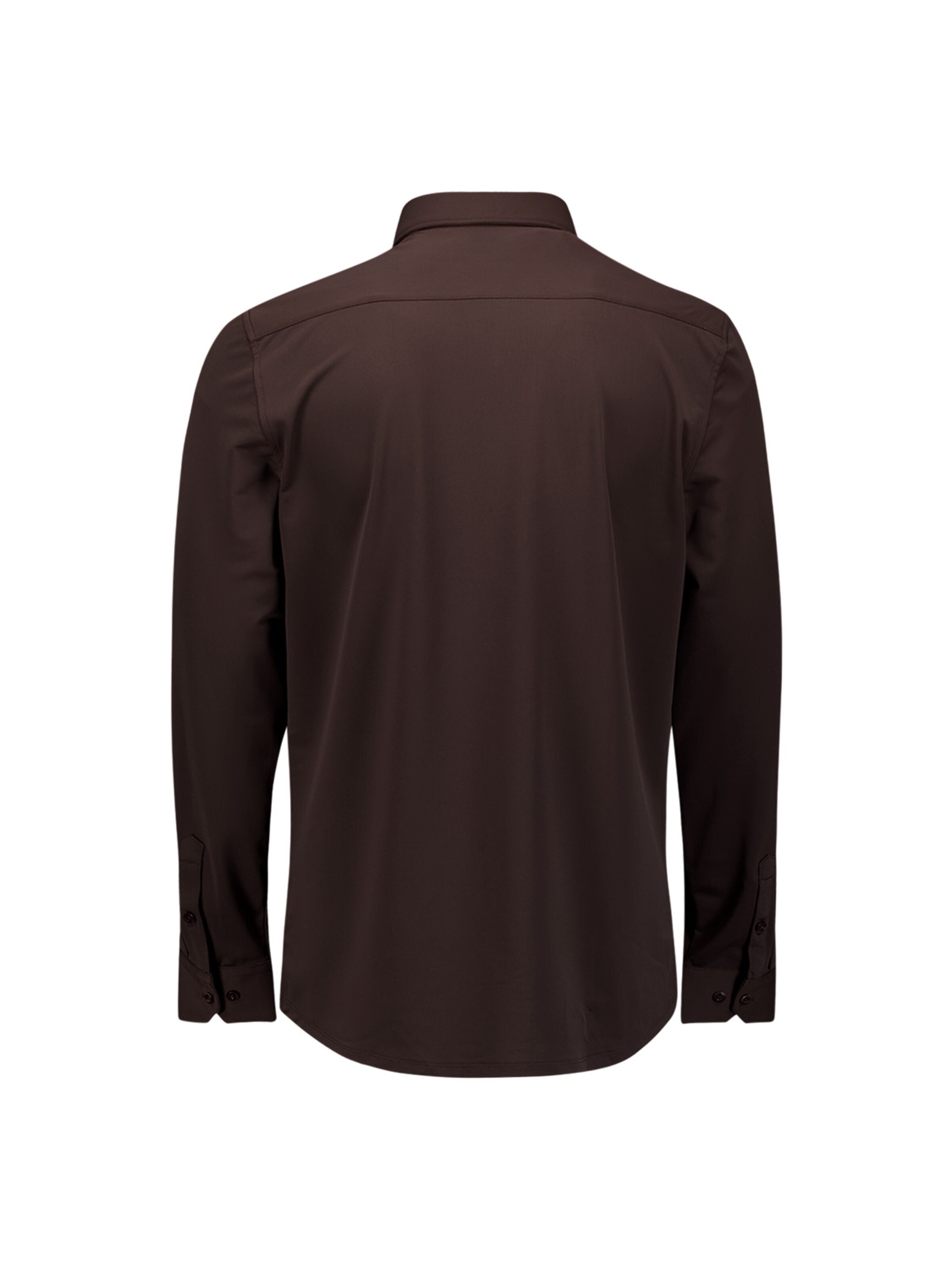 No Excess Regular Fit Hemd in Braun