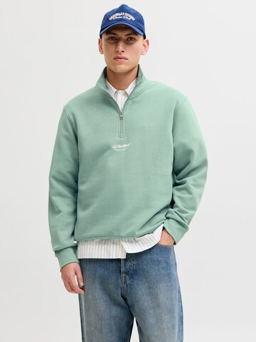 JACK & JONES Sweatshirt 'JJESoho' in Blauw: voorkant