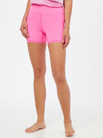 Hey Honey Skinny Športne hlače | roza barva: sprednja stran