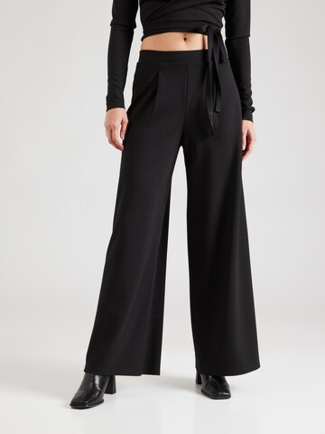ABOUT YOU Loose fit Trousers 'Hanna' in Black: front
