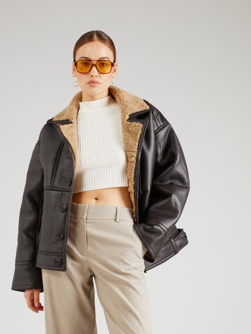 TOPSHOP Jacke in Braun: predná strana