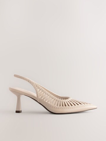 Décolleté sling 'Forever Comfort' di Next in bianco
