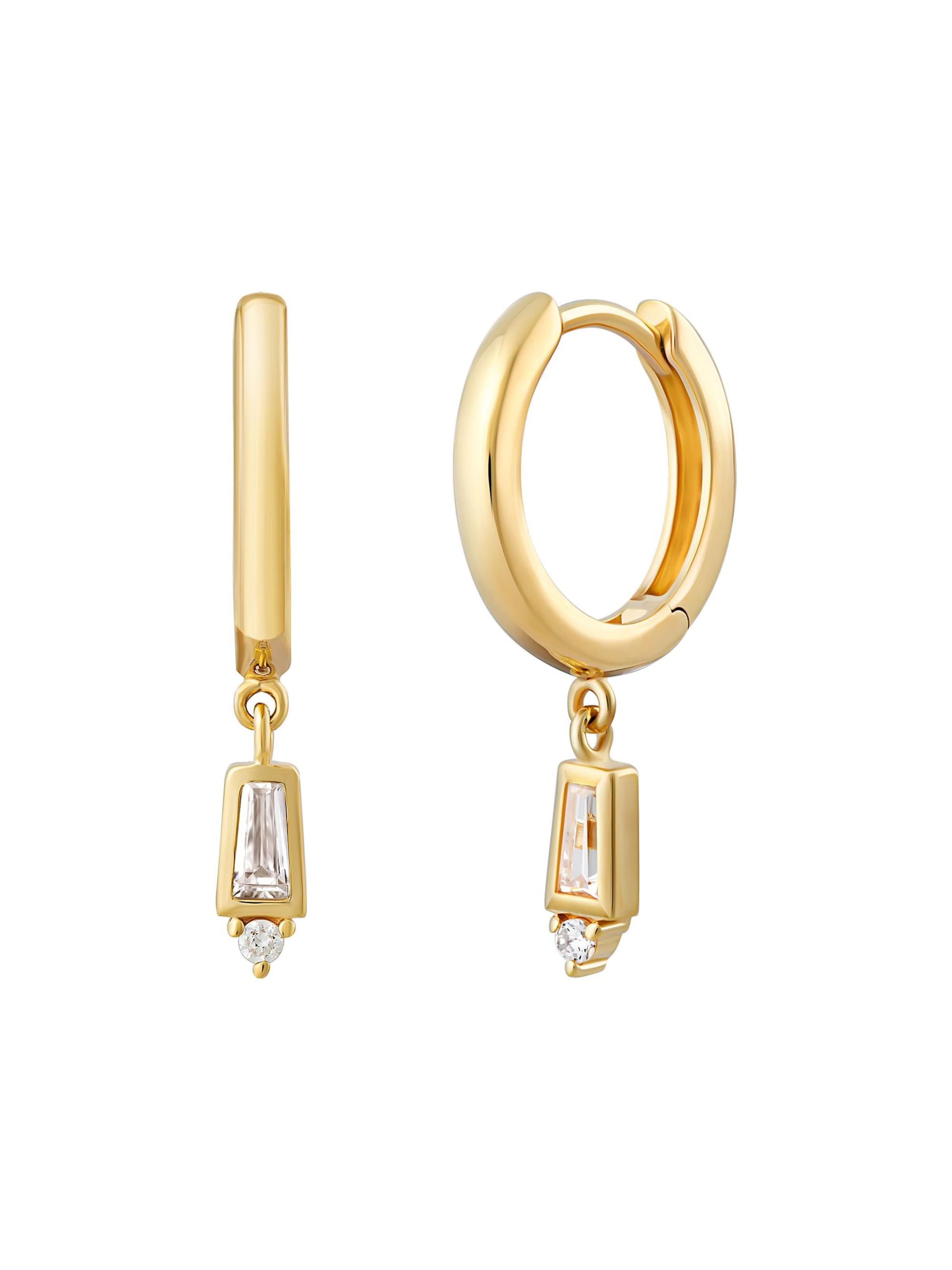 caï Earrings in Gold: front