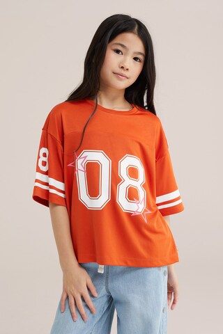 WE Fashion Футболка в Оранжевый: спереди