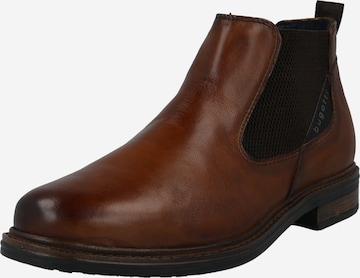 bugatti Chelsea Boots 'Ruggiero' i brun: forside