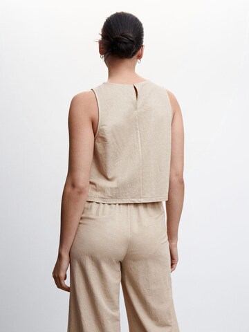 MANGO Top 'CINTIA' in Beige