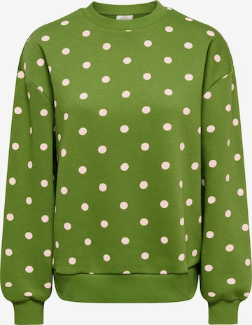 JDY Sweatshirt 'JDYTENA' i grøn: forside