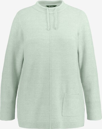 Pull-over Ulla Popken en vert : devant