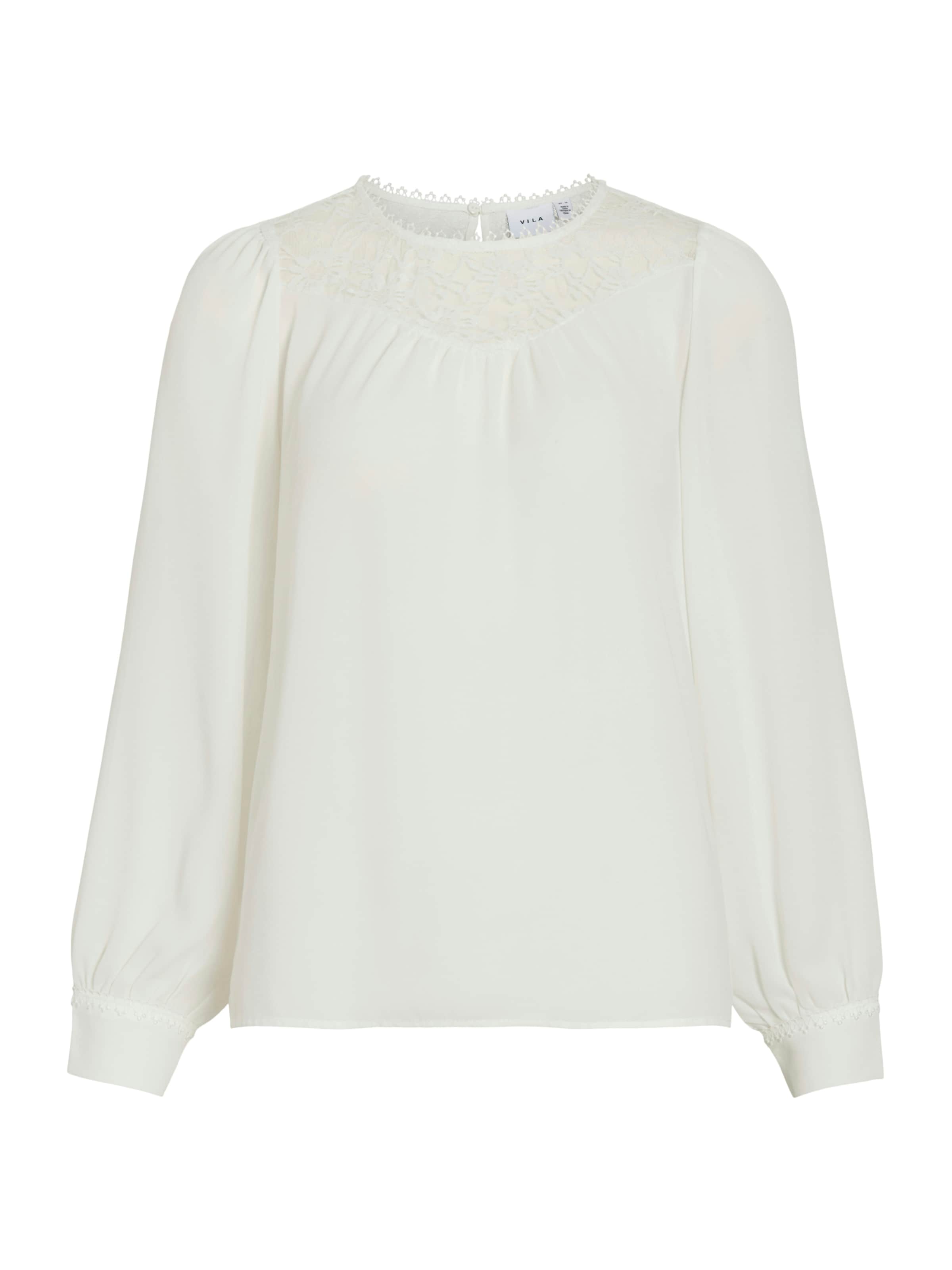 balts VILA Blūze &#x27;VIFrede&#x27;: no priekšpuses