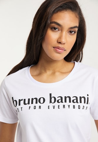 T-shirt 'Black' BRUNO BANANI en blanc