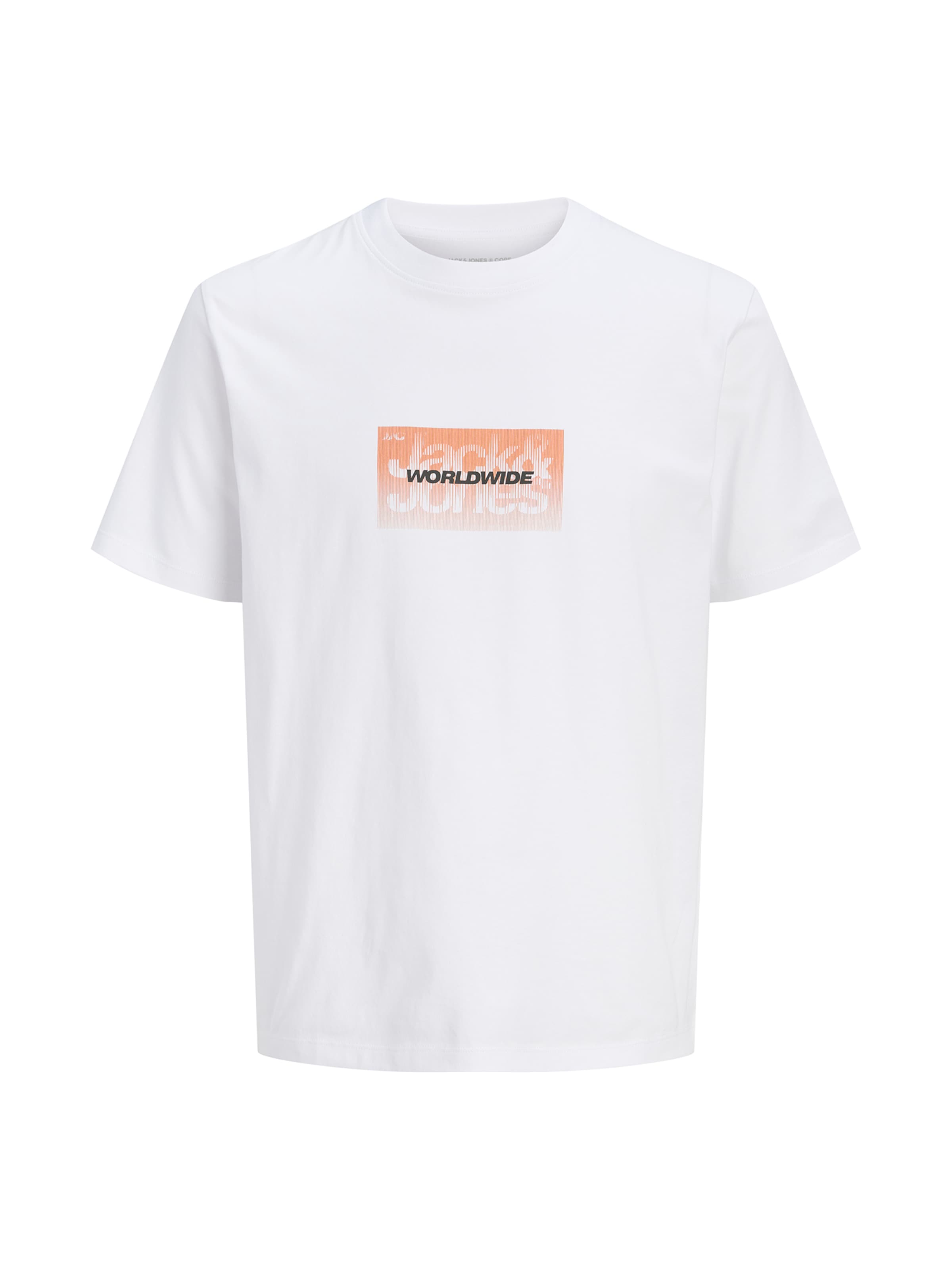 JACK & JONES Bluser & t-shirts 'JCOECHO' i hvid: forside