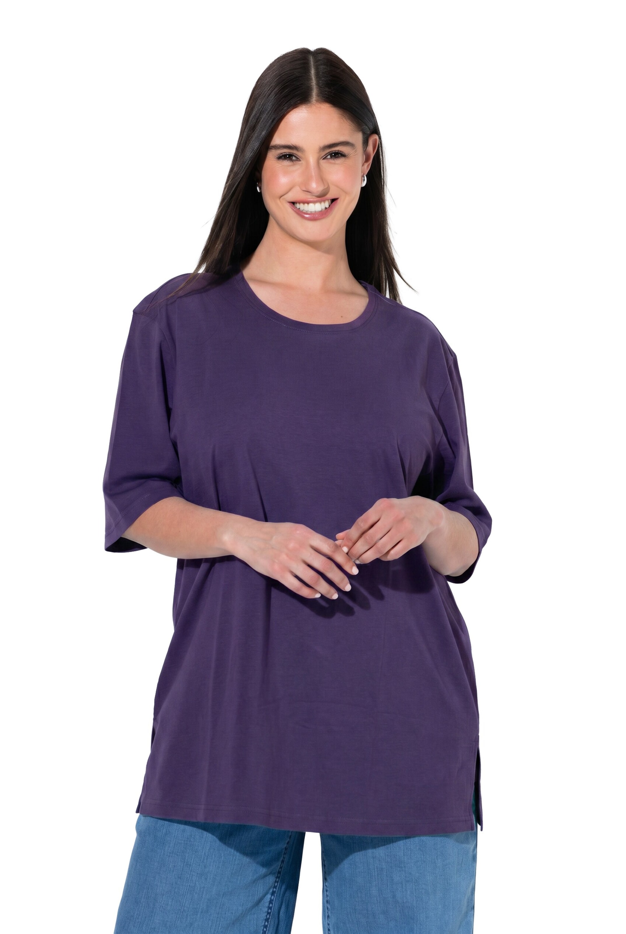 Ulla Popken Shirt in Purple: front
