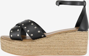 DreiMaster Vintage - Sandalias en negro: frente