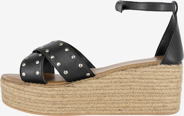 DreiMaster Vintage - Sandalias en negro: frente