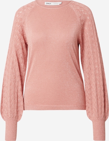 ONLY Sweater 'HELGA' in Pink: front