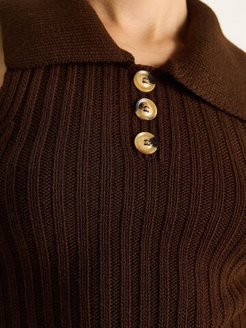 Bianco Lucci Sweater in Brown