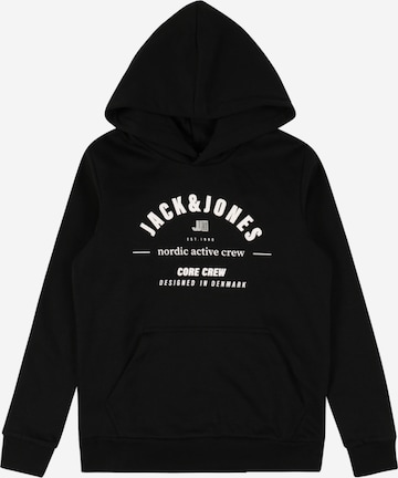 Jack & Jones Junior Sweatshirt 'SPRING' in Black: front