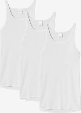 Maillot de corps SCHIESSER en blanc : devant