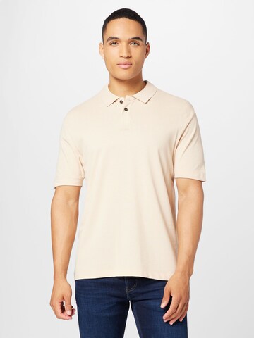 HUGO T-shirt 'Dangula' i beige: framsida