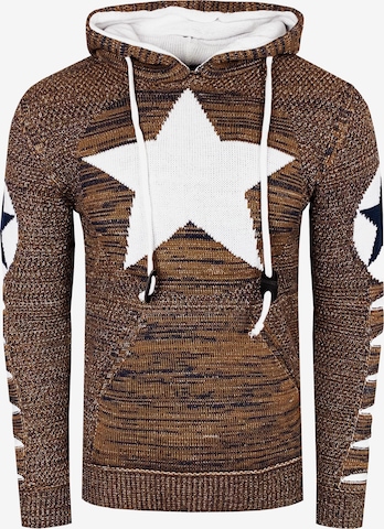 Rusty Neal Sweater in Brown: front