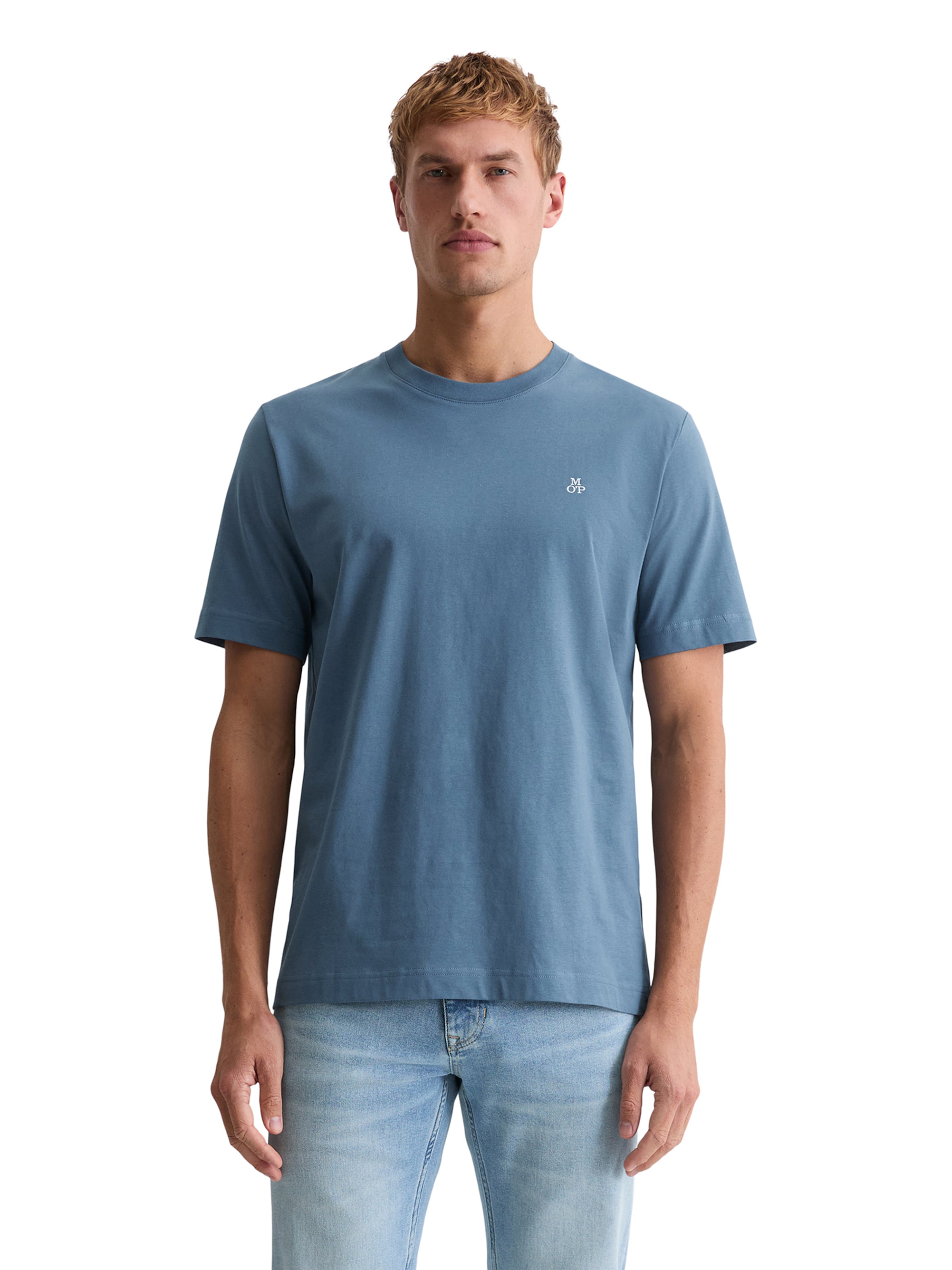 T-Shirt Marc O'Polo en bleu : devant
