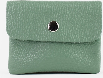 lePelou Portemonnaie 'ELISA' in Grün: Vorderseite
