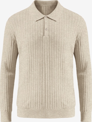 Vantory Poloshirt in Beige: Vorderseite