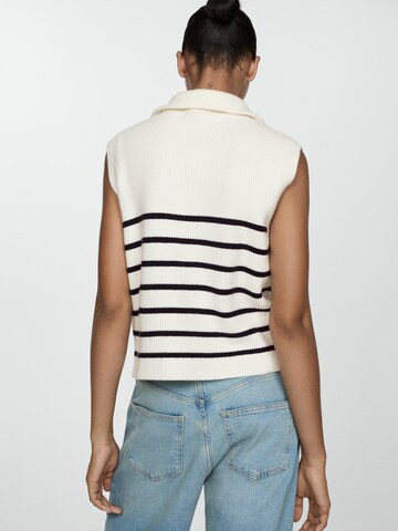 Pull-over 'RIZON' MANGO en blanc