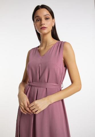 Robe de soirée Usha en rose