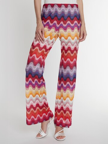Regular Pantalon 'Piwi' Ana Alcazar en mélange de couleurs : devant
